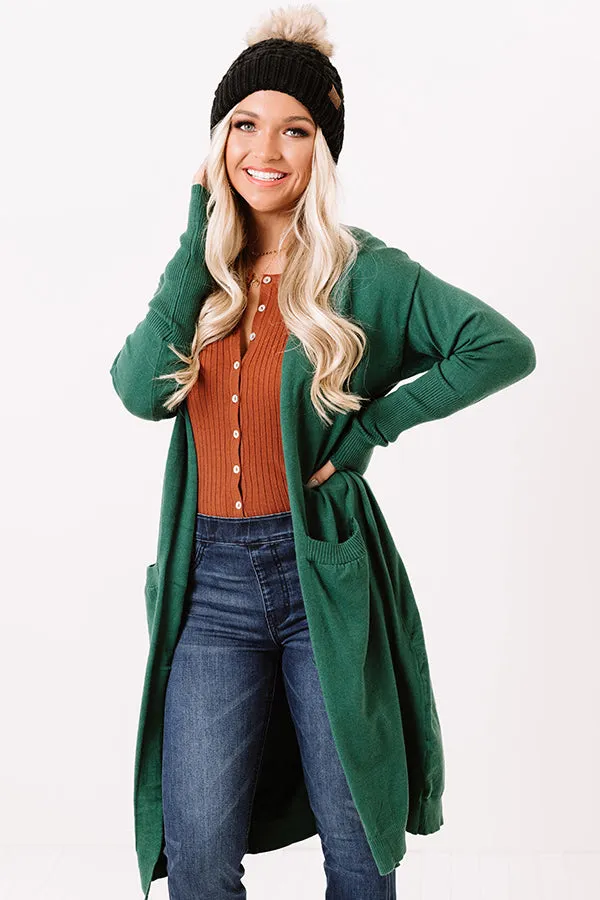 Airstream Dreams Cardigan In Green