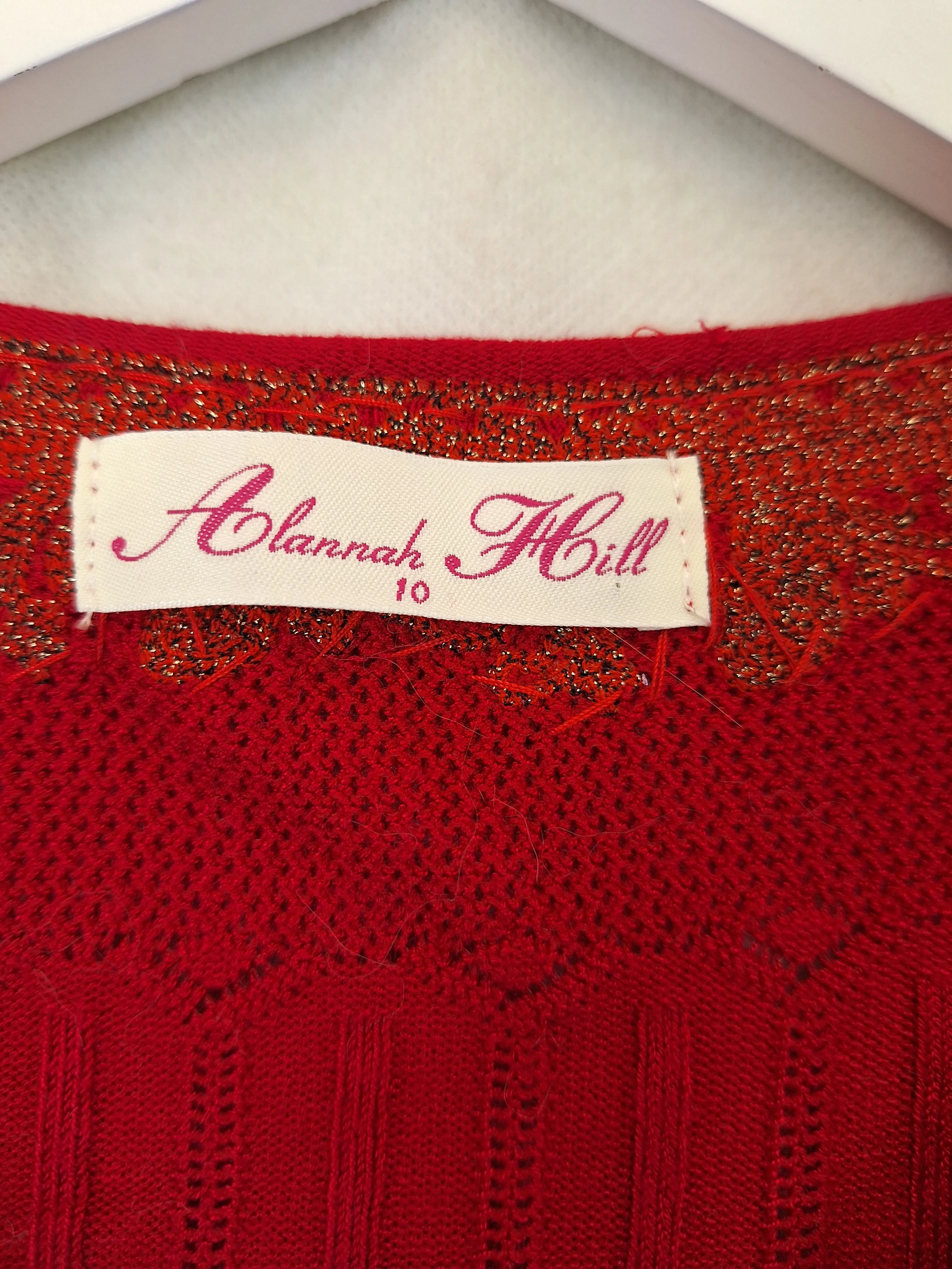 Alannah Hill Fancy Embellished Knit Cardigan Size 10
