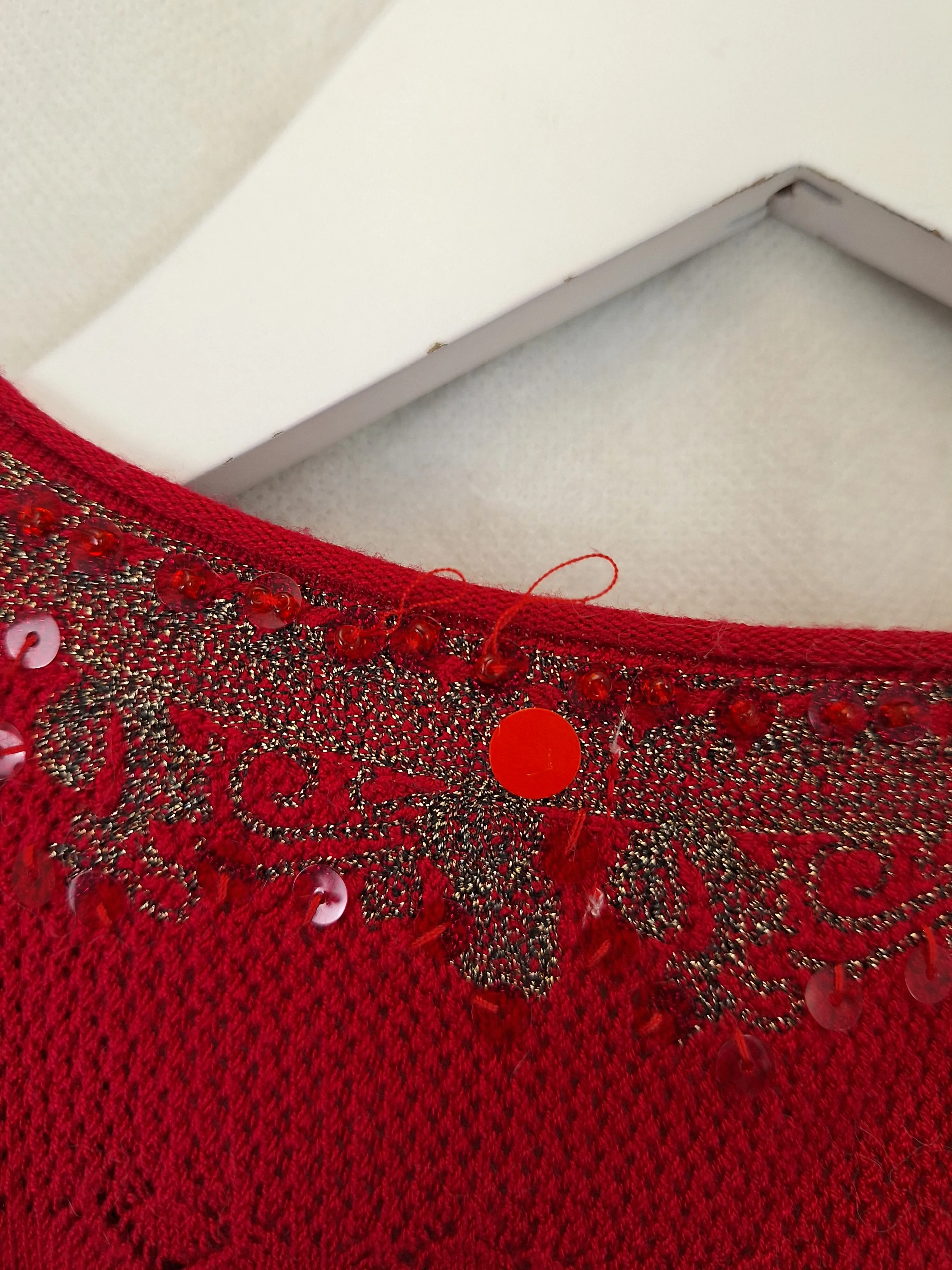 Alannah Hill Fancy Embellished Knit Cardigan Size 10
