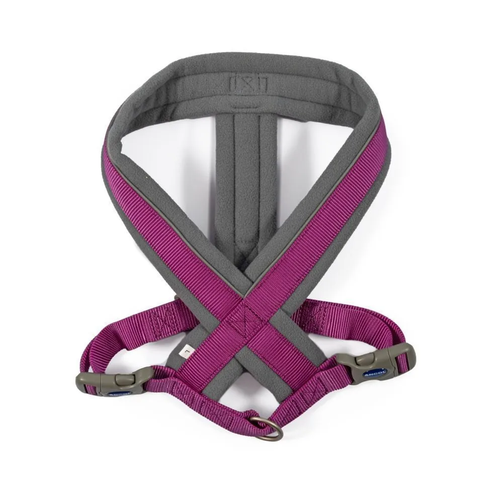 Ancol Viva Purple Padded Dog Harness