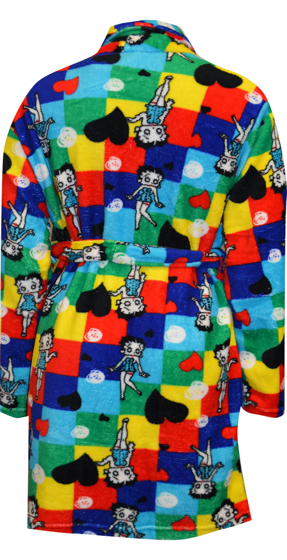Betty Boop Super Soft Colorblock Plush Robe