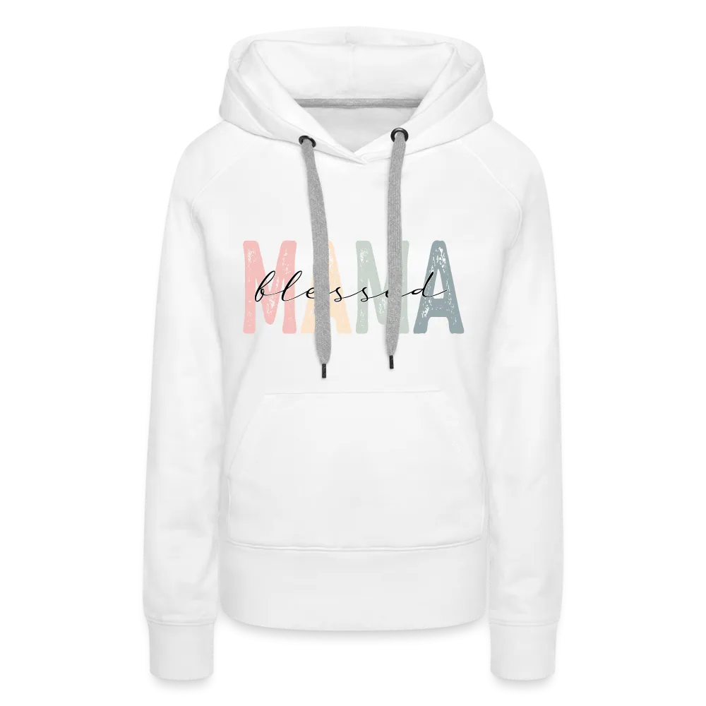 Blessed Mama Premium Hoodie (Retro Design)