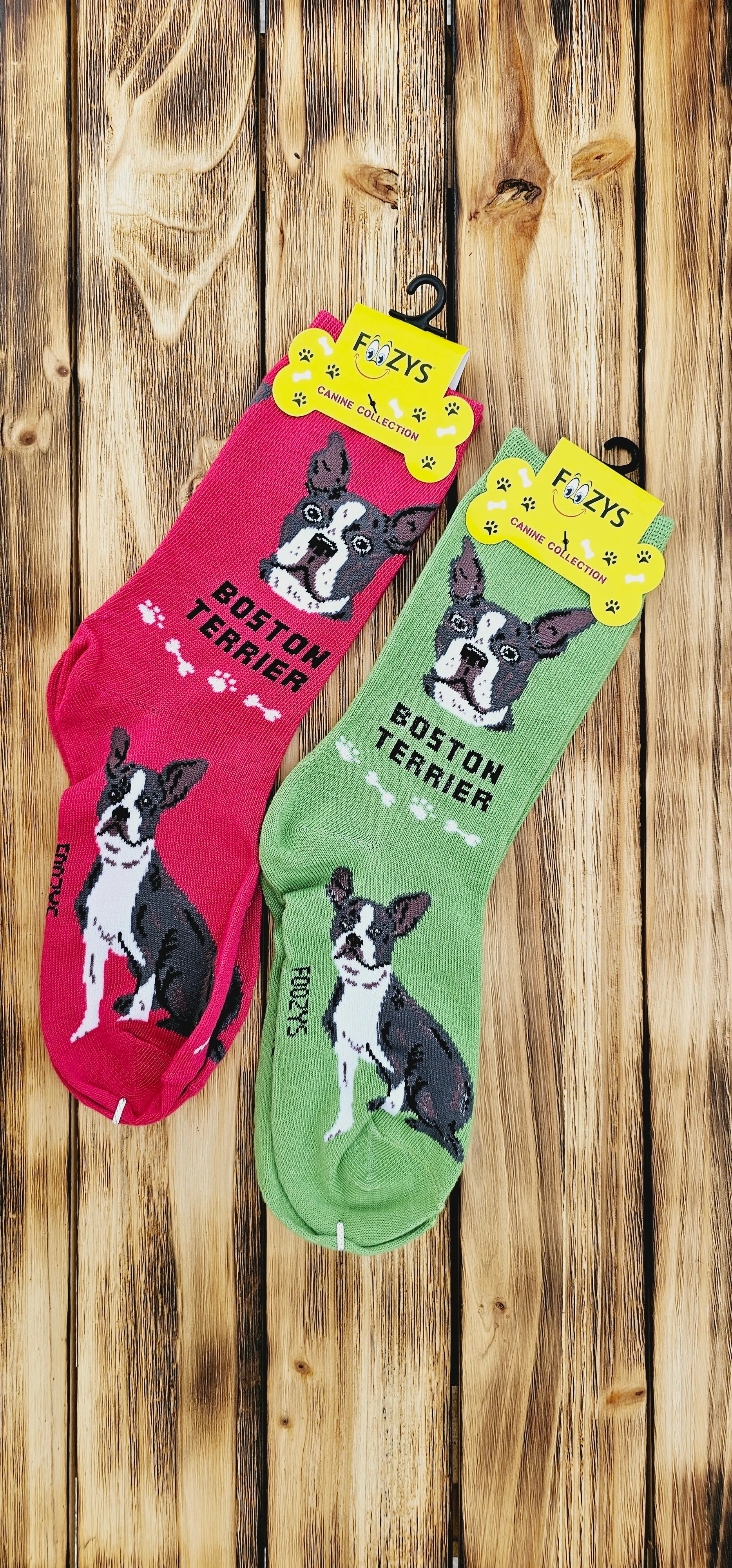 Canine Foozys Socks - Boston Terrier