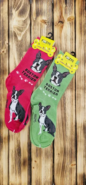 Canine Foozys Socks - Boston Terrier