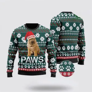 Chinese Shar-Pei Santa Printed Ugly Christmas Sweater For Men And Women, Gift For Christmas, Best Winter Christmas Outfit