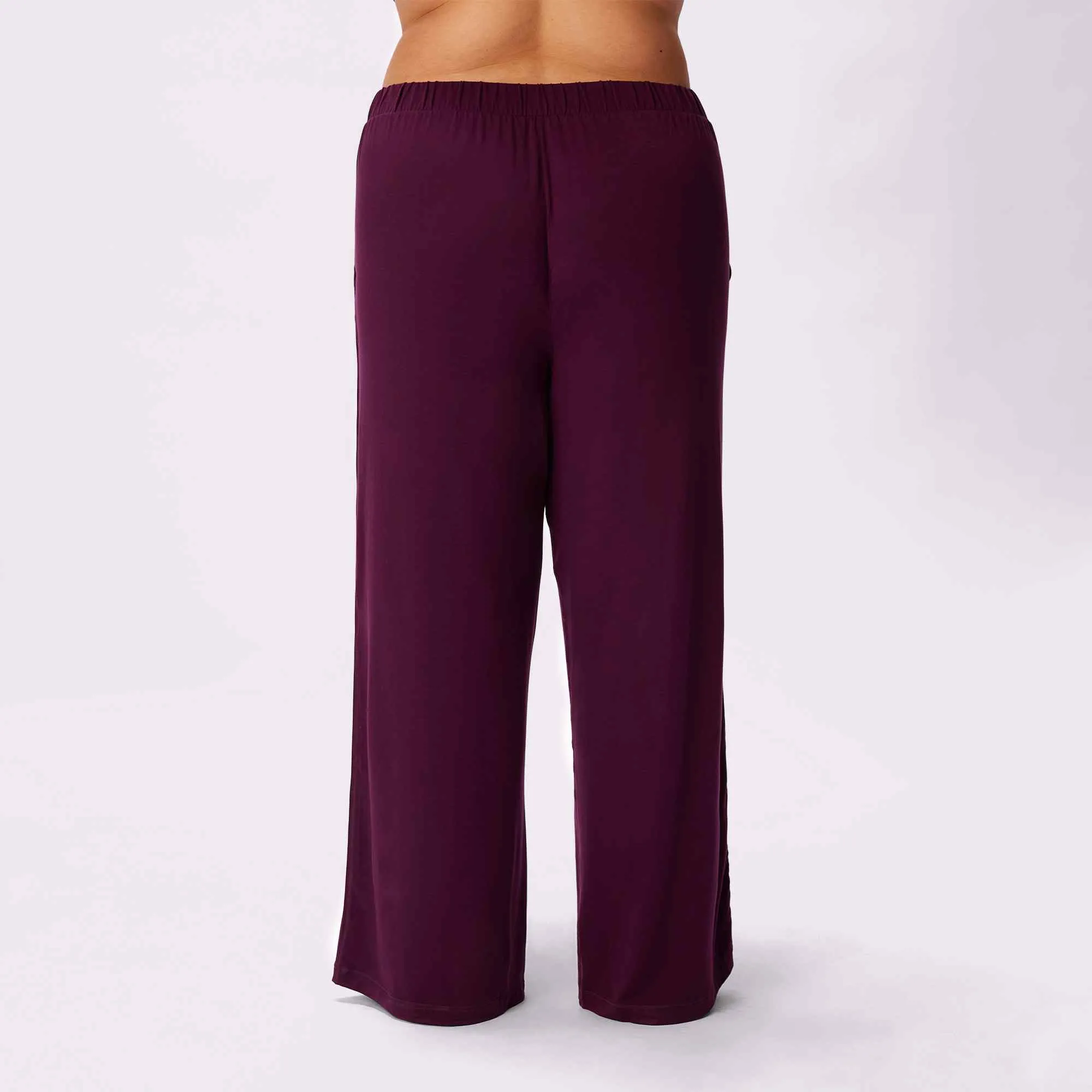 Cloud Sleep Pocket Pant | SuperSoft (Crushed Berry Plaid)