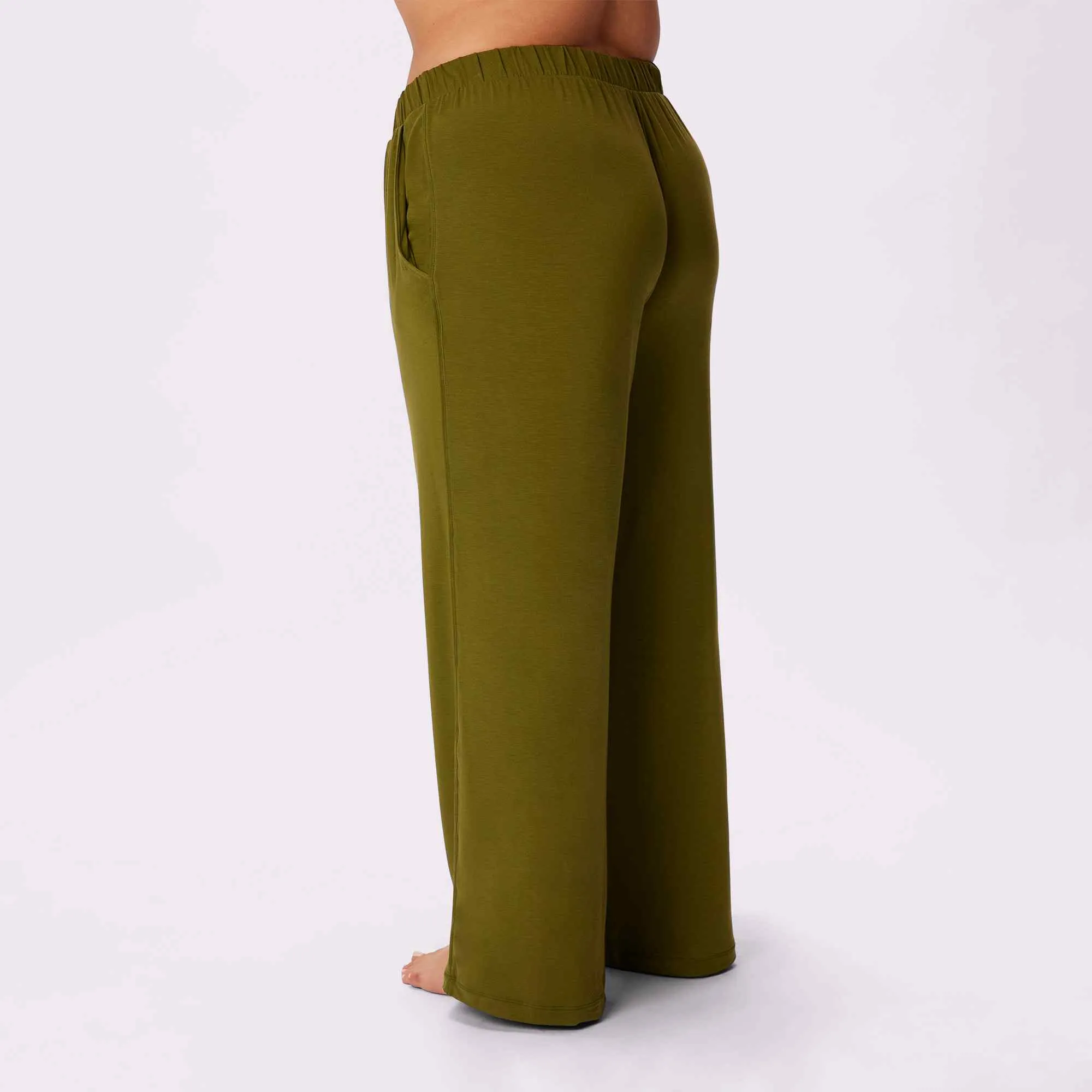 Cloud Sleep Pocket Pant | SuperSoft (Crushed Berry Plaid)