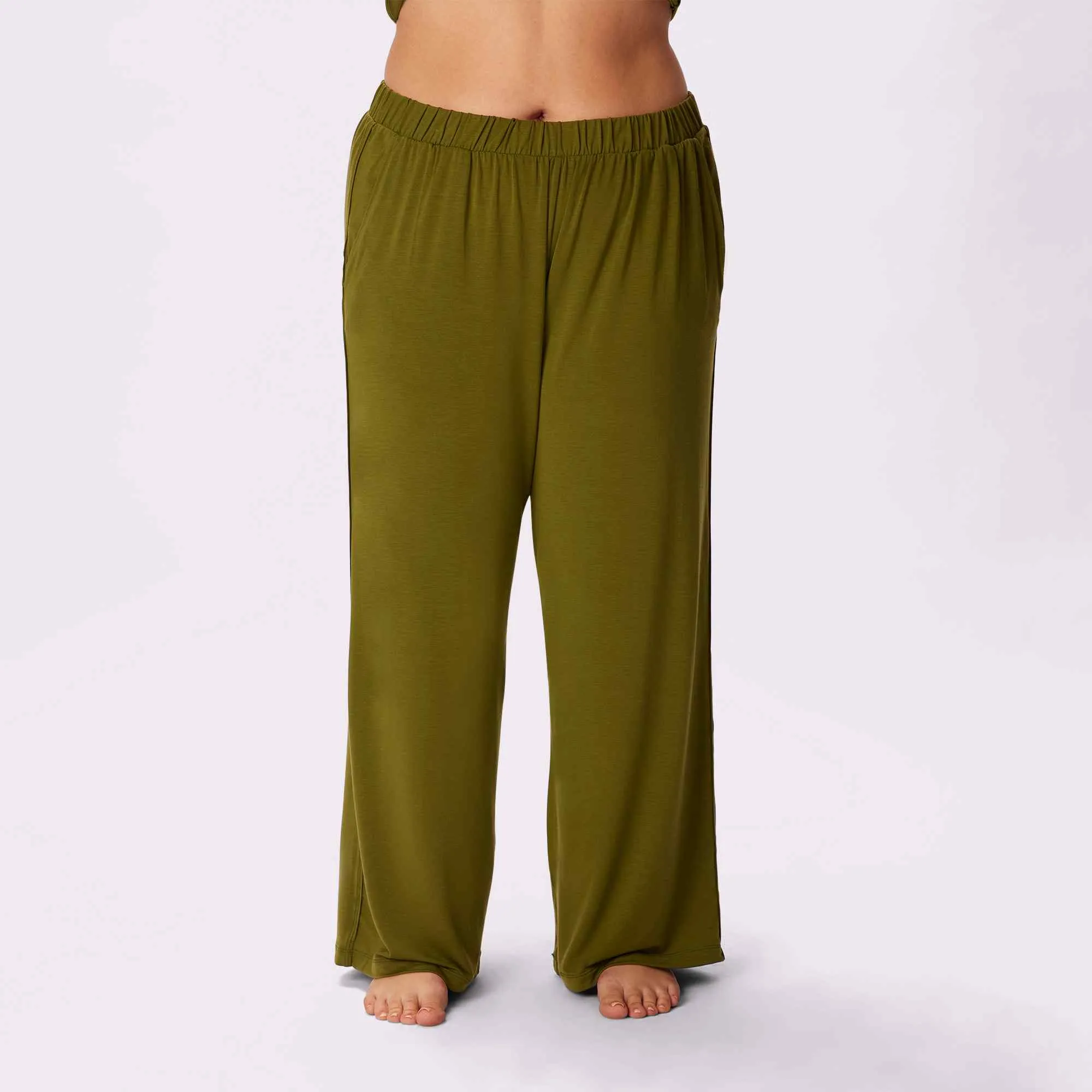 Cloud Sleep Pocket Pant | SuperSoft (Crushed Berry Plaid)