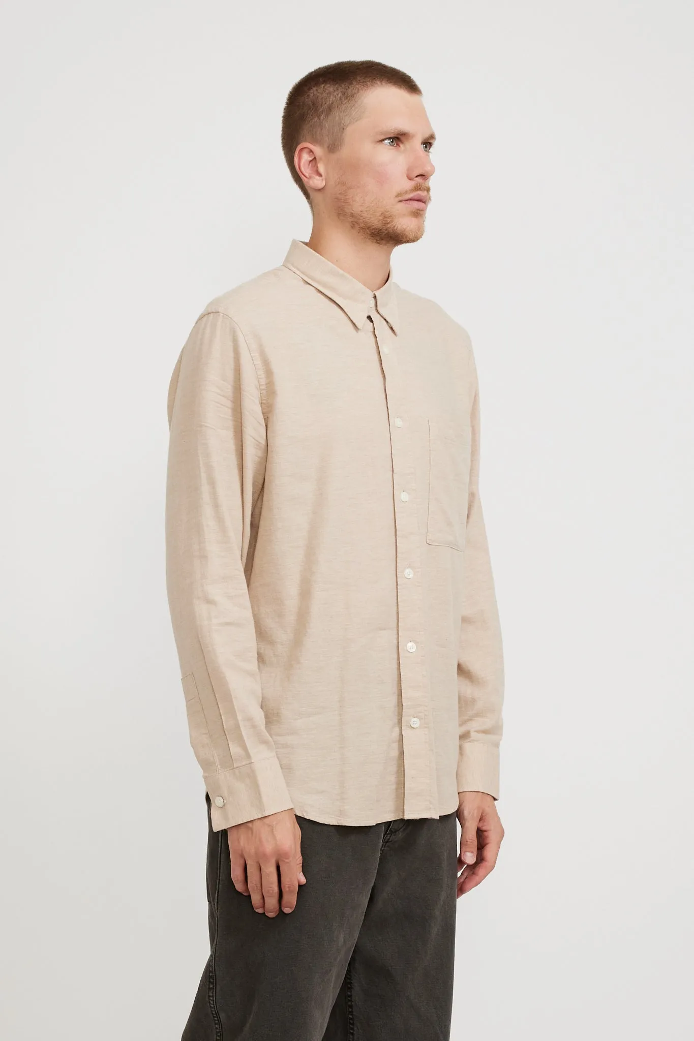 Cohen 5972 Flannel Shirt Cement