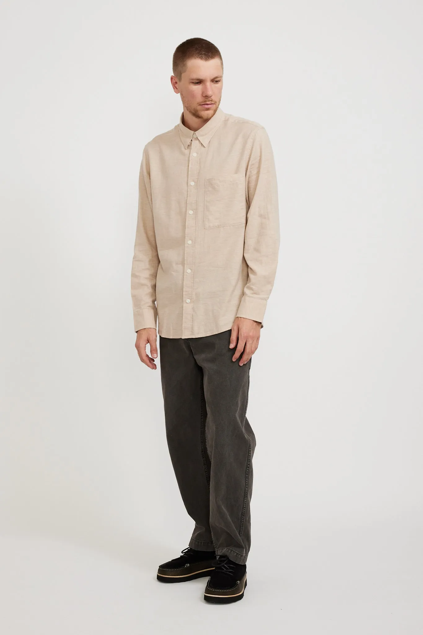 Cohen 5972 Flannel Shirt Cement