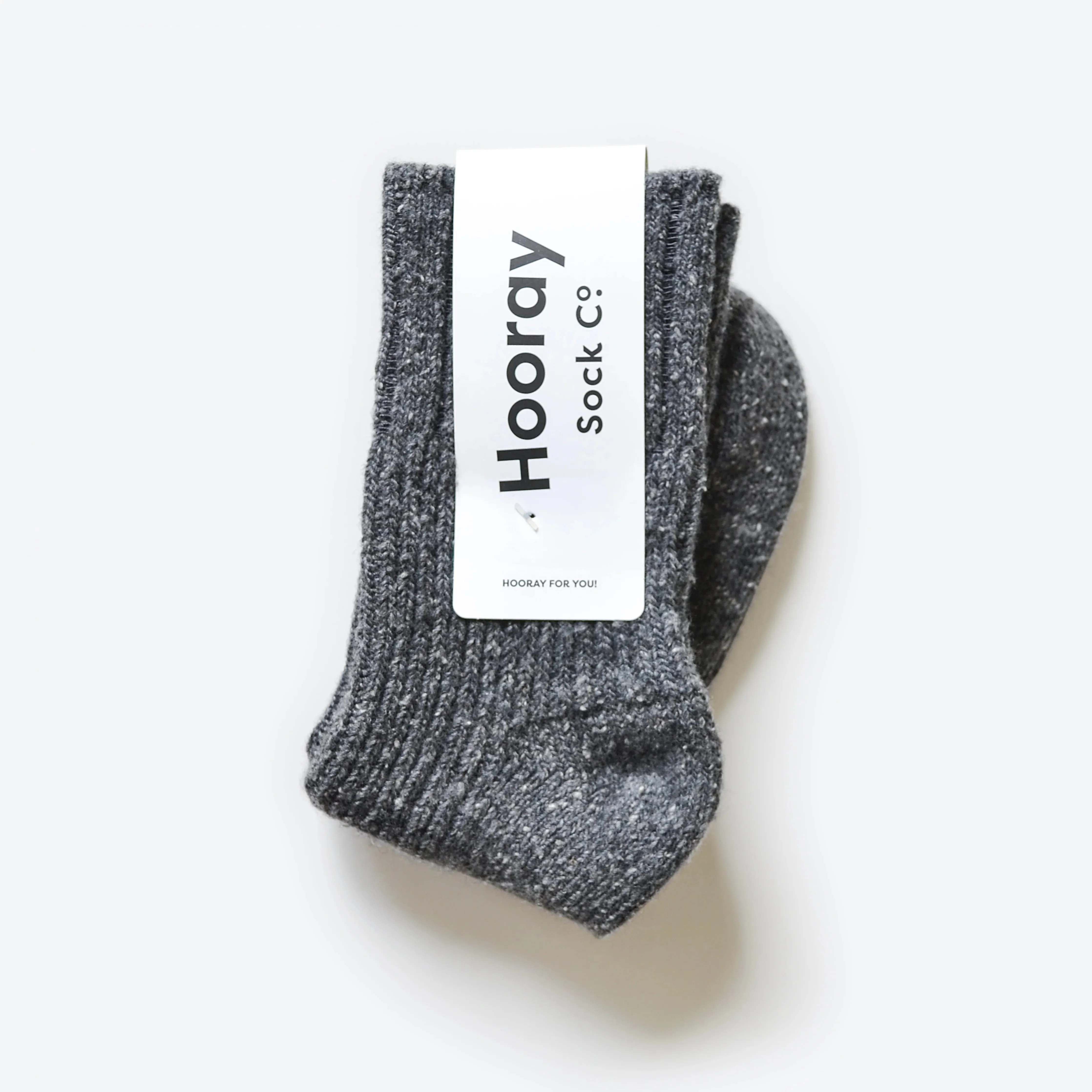 Dark Grey Wool Jumper Socks