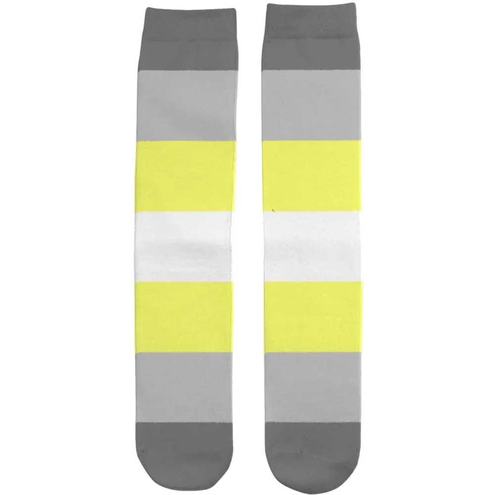 Demigender Pride Flag Tube Socks