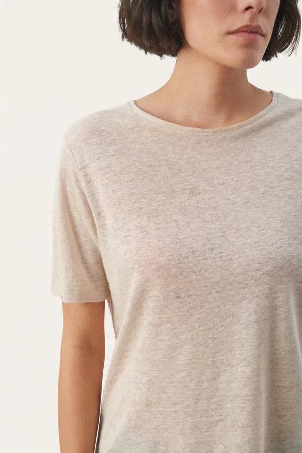 EMME LINEN TEE (FRENCH OAK) - PART TWO