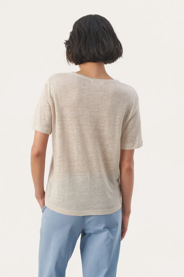 EMME LINEN TEE (FRENCH OAK) - PART TWO