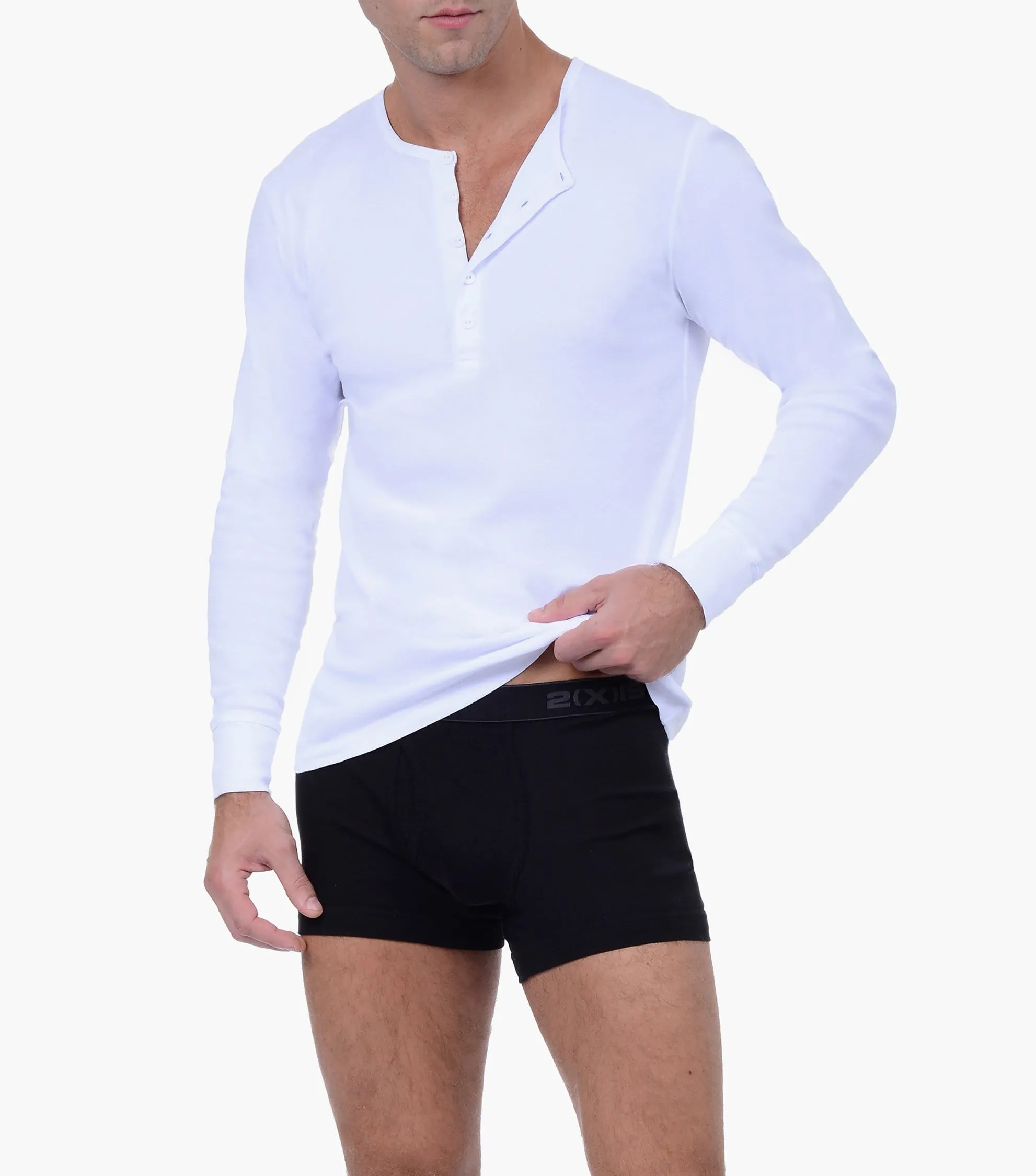 Essential Cotton Long Sleeve Henley