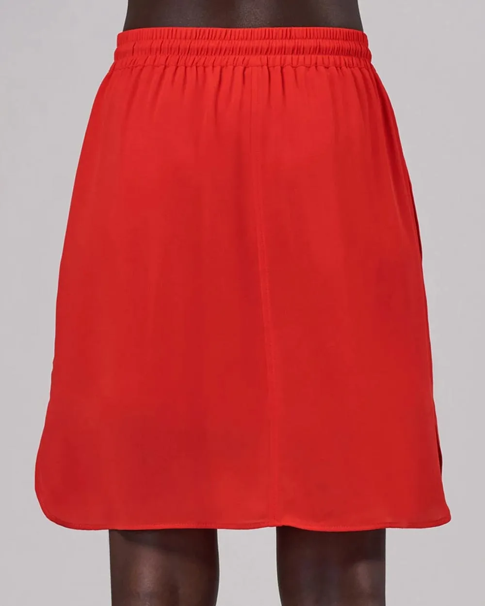 Flame Georgette Drawstring Skirt