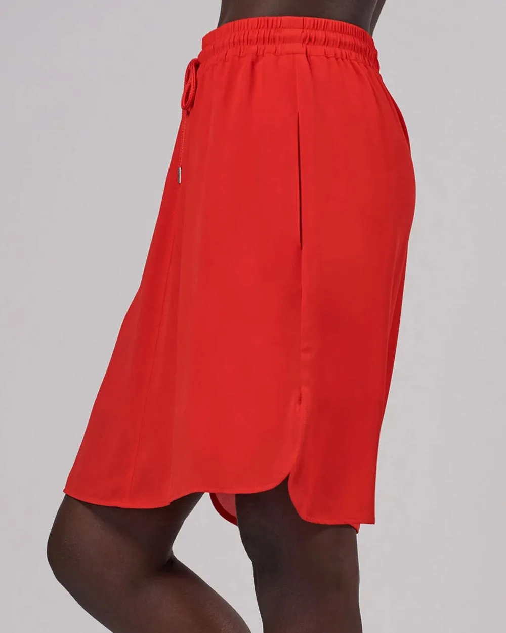 Flame Georgette Drawstring Skirt