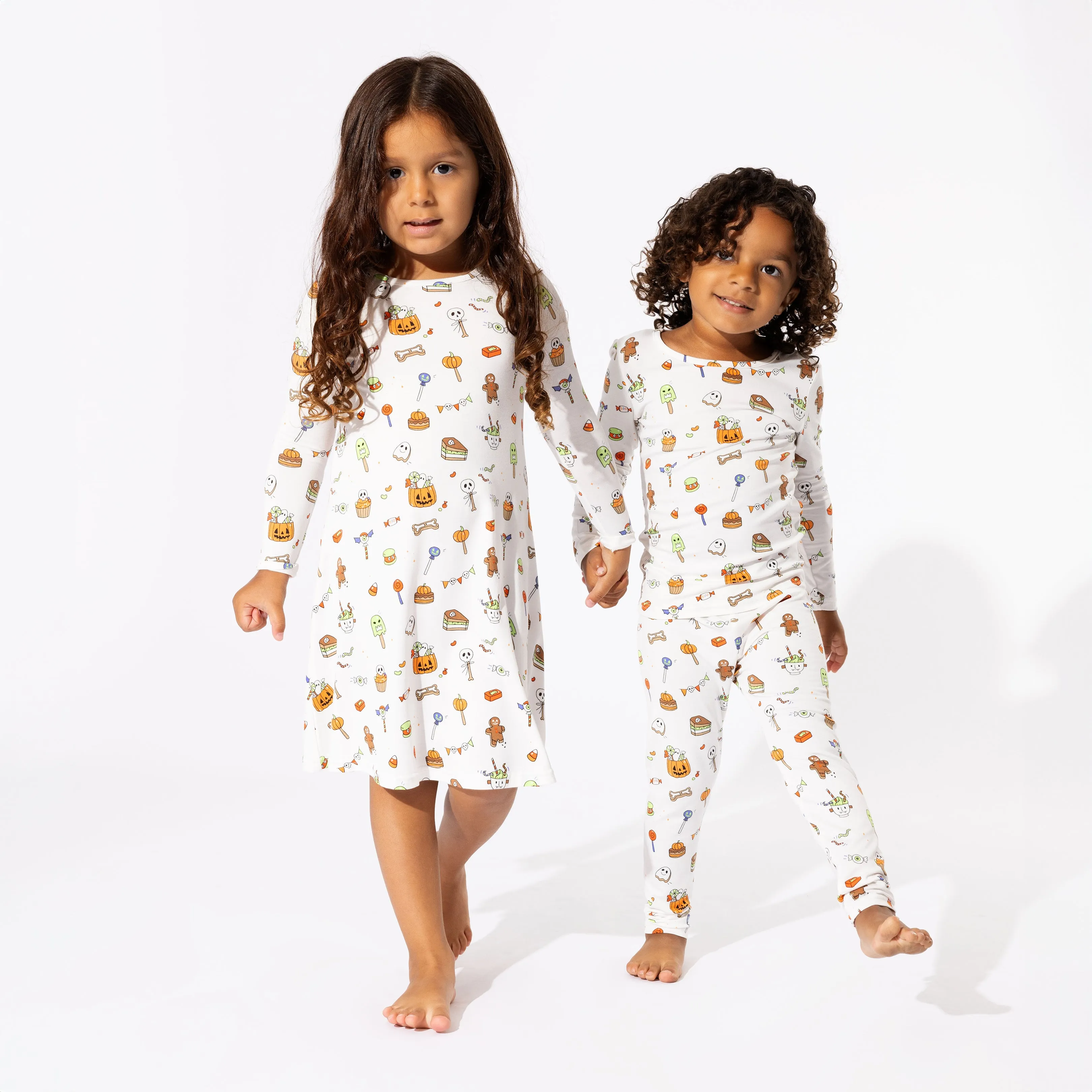 Halloween Treats Bamboo Kids Pajamas