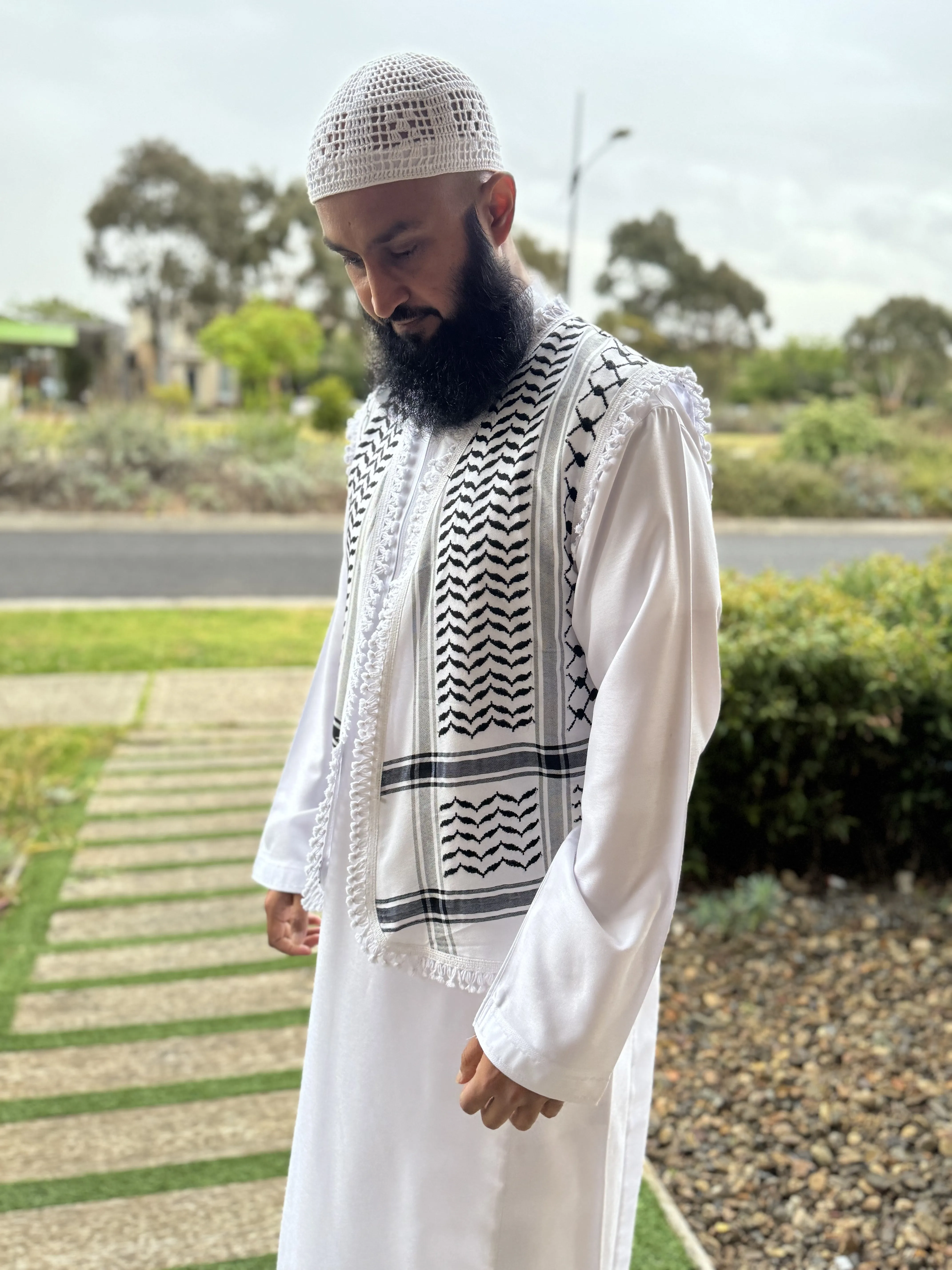 Heritage in Style: Limited Edition Keffiyeh Vests for Adults & Kids