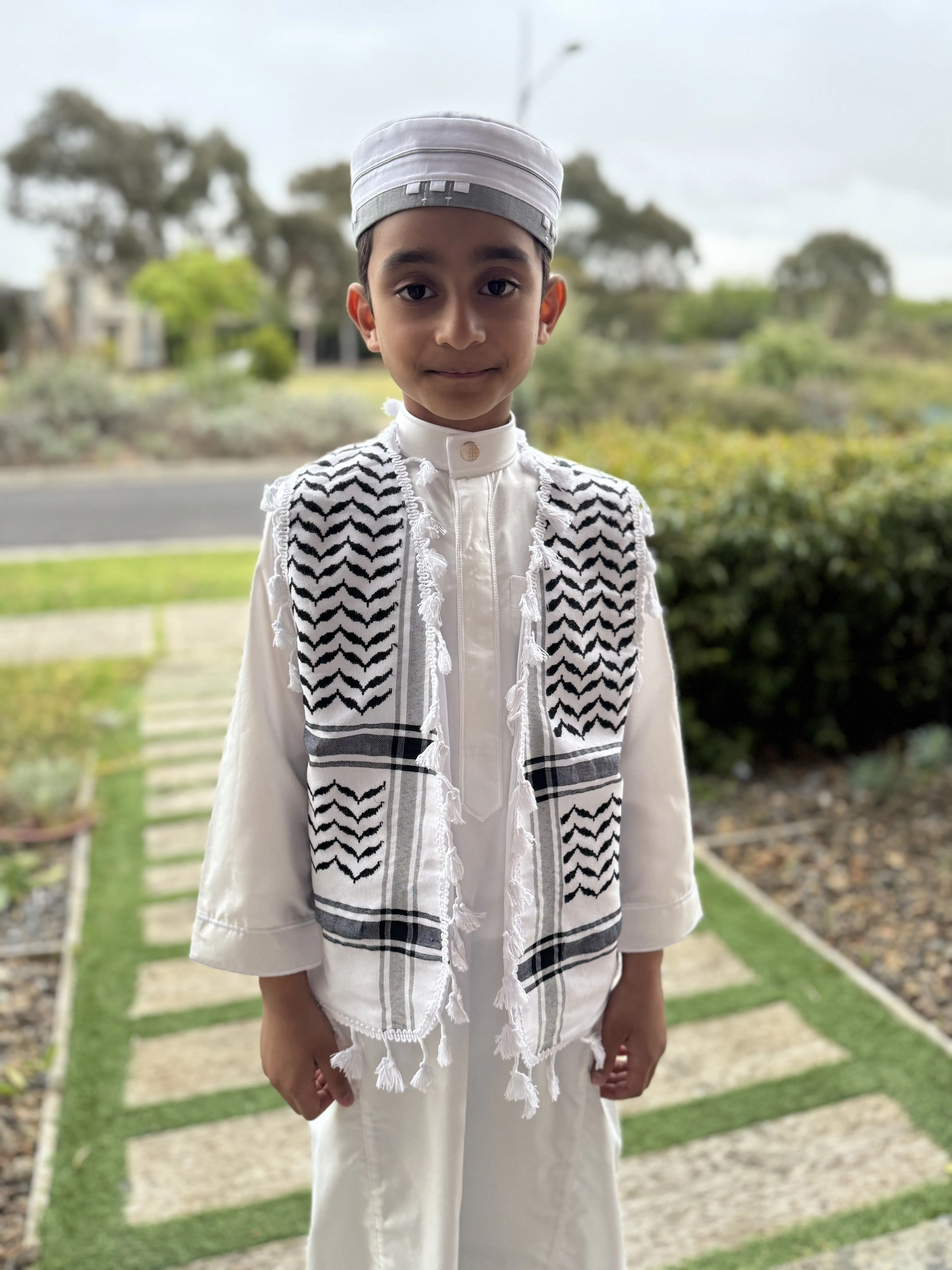 Heritage in Style: Limited Edition Keffiyeh Vests for Adults & Kids
