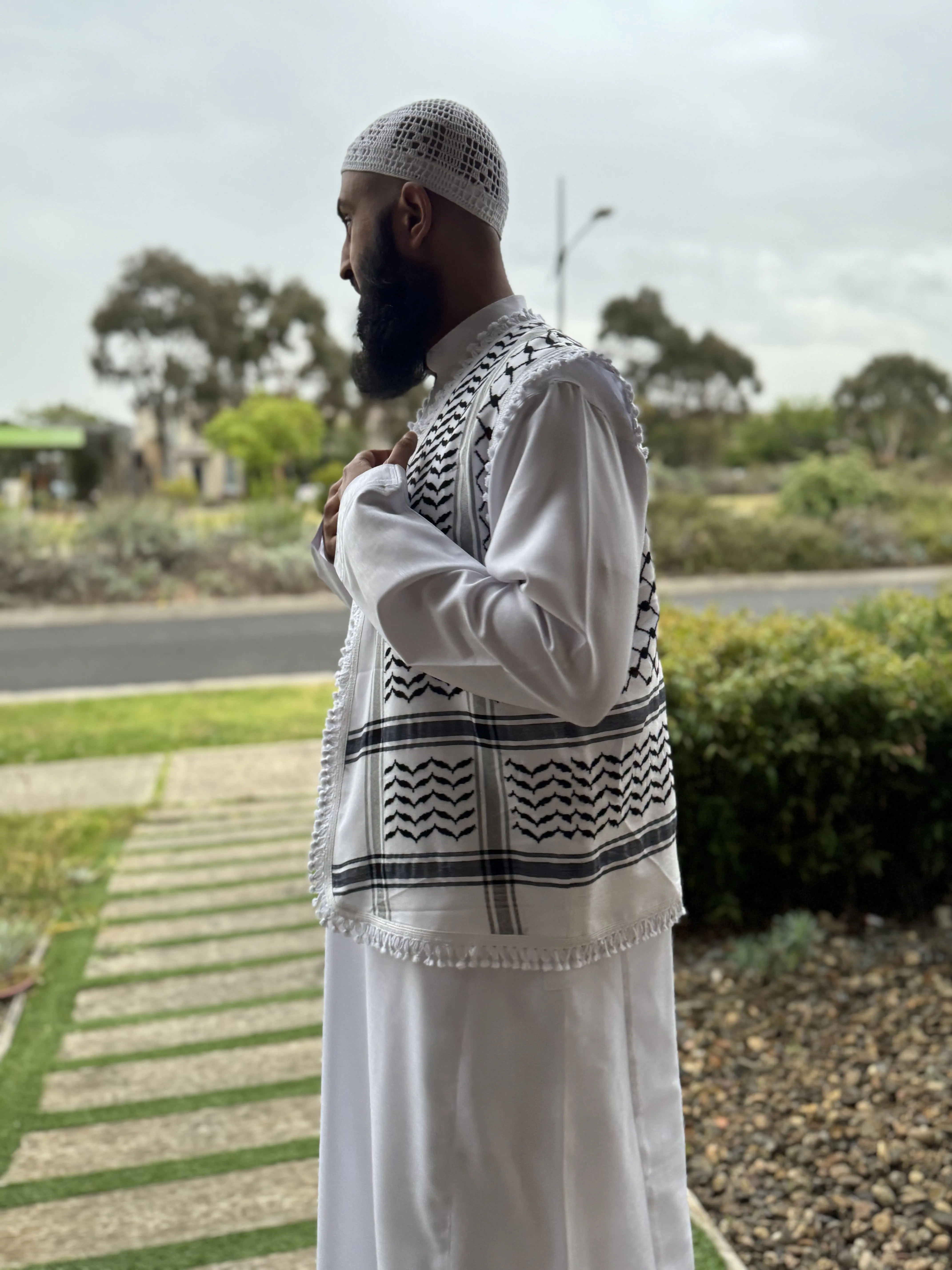 Heritage in Style: Limited Edition Keffiyeh Vests for Adults & Kids