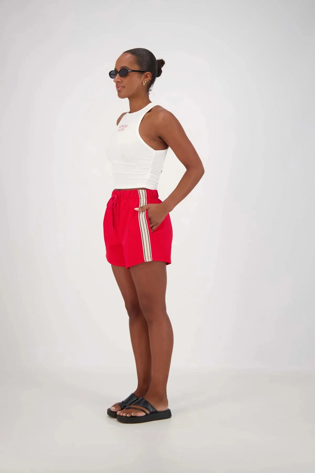 Jasmine Alexa Panarea Shorts - Red