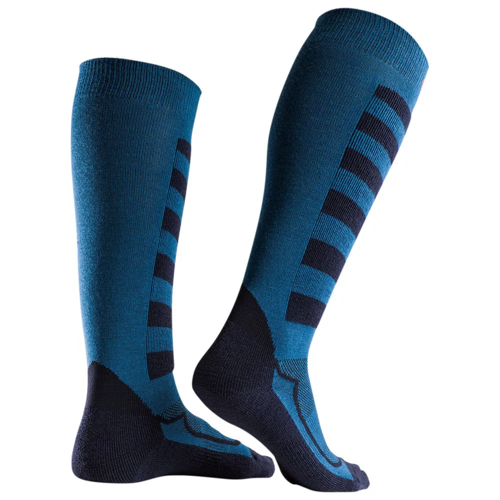Merino Blend Ski Socks (Navy/Blue)
