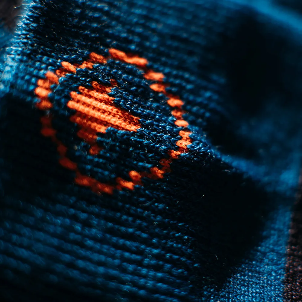 Merino Blend Ski Socks (Navy/Blue)