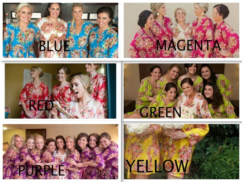 Mix Matched Bridesmaids Robes