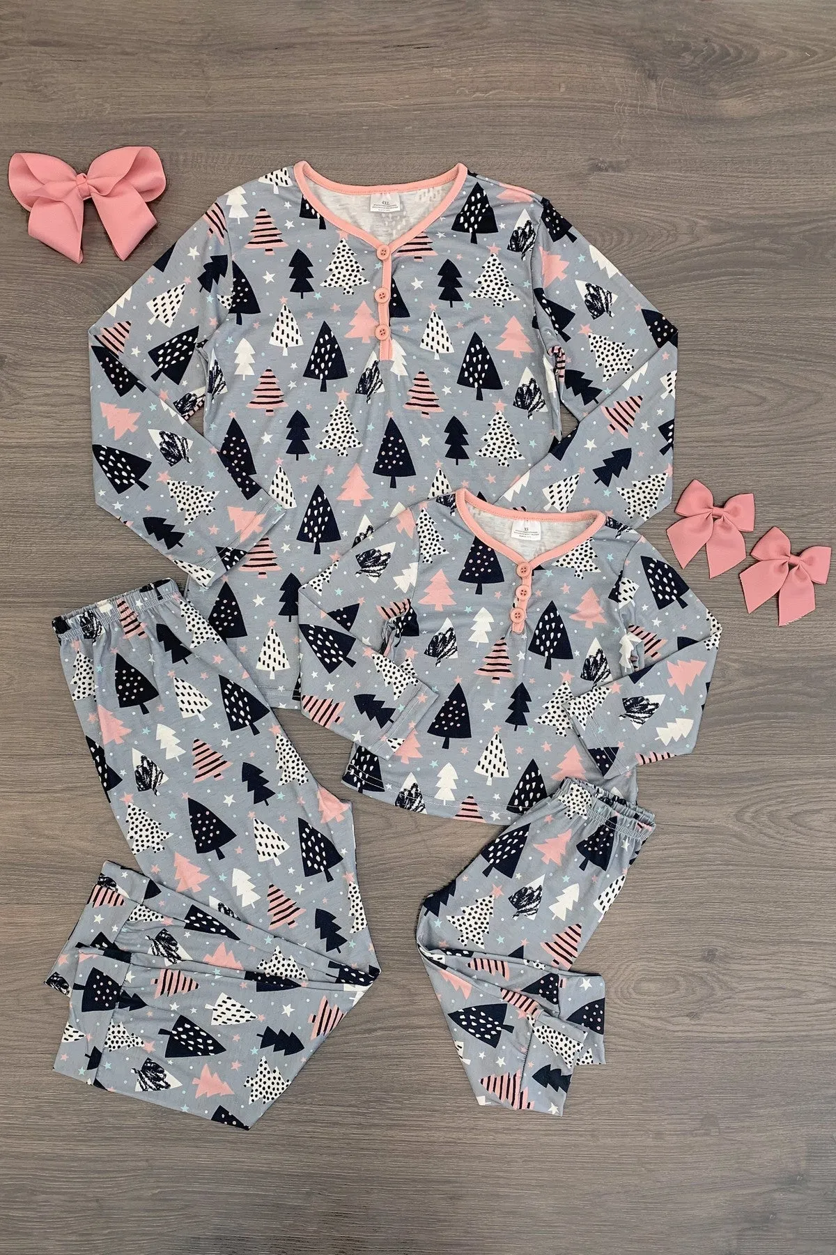 Mom & Me - Festive Tree Pajamas