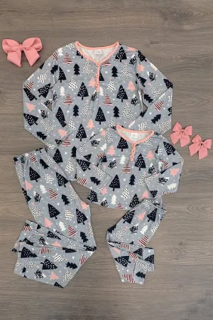 Mom & Me - Festive Tree Pajamas