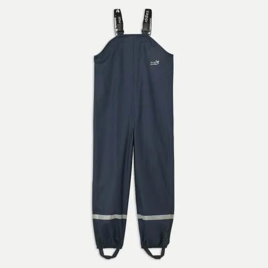 Navy Bib and Brace Trousers (Unlined)