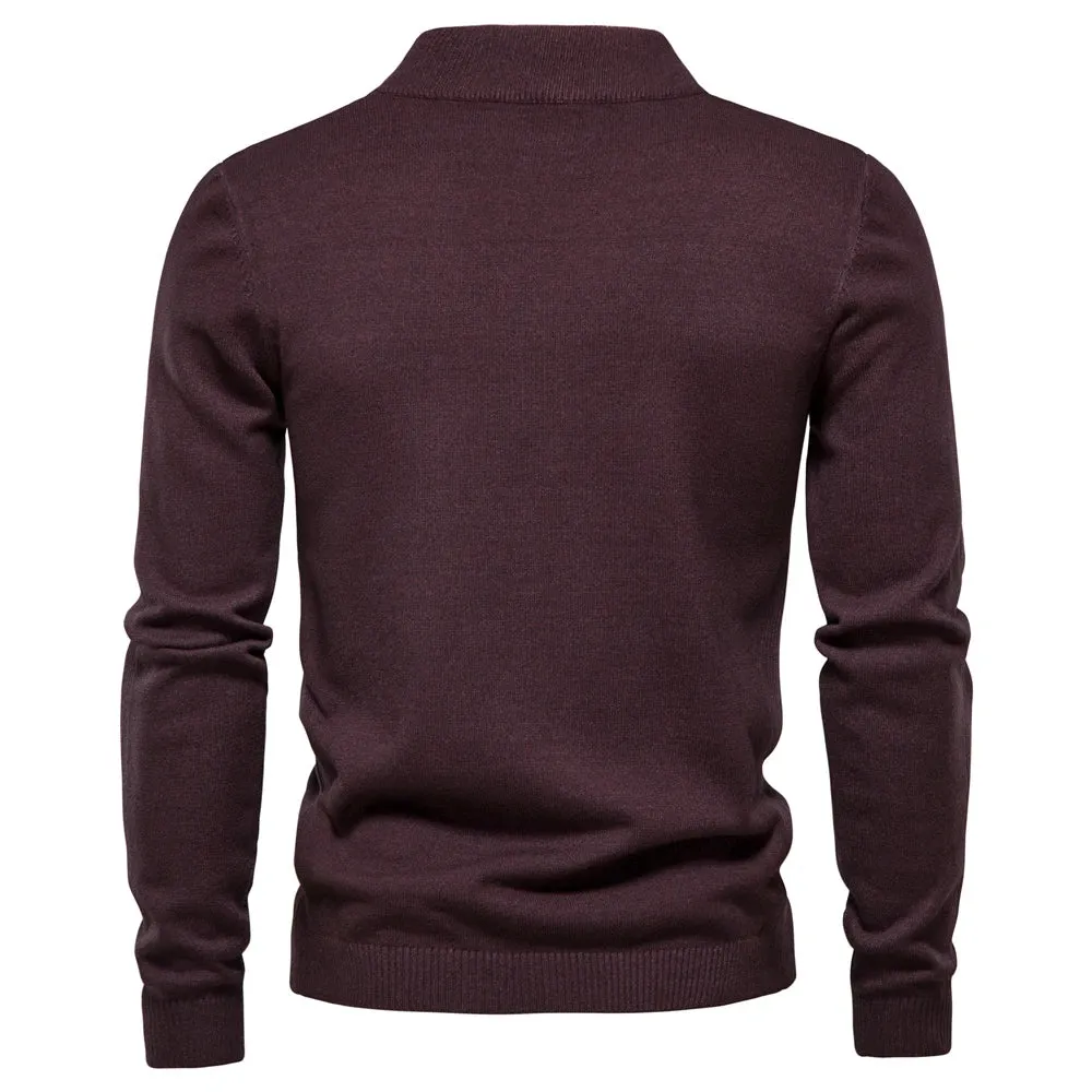 O-neck Pullover Men's Sweater Casual Solid Color Warm Sweater Men Winter Fashion Slim Mens Sweaters 11 Colors