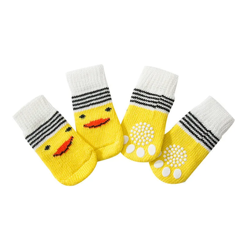 Pet Knit Skid Warm Love Cotton Socks