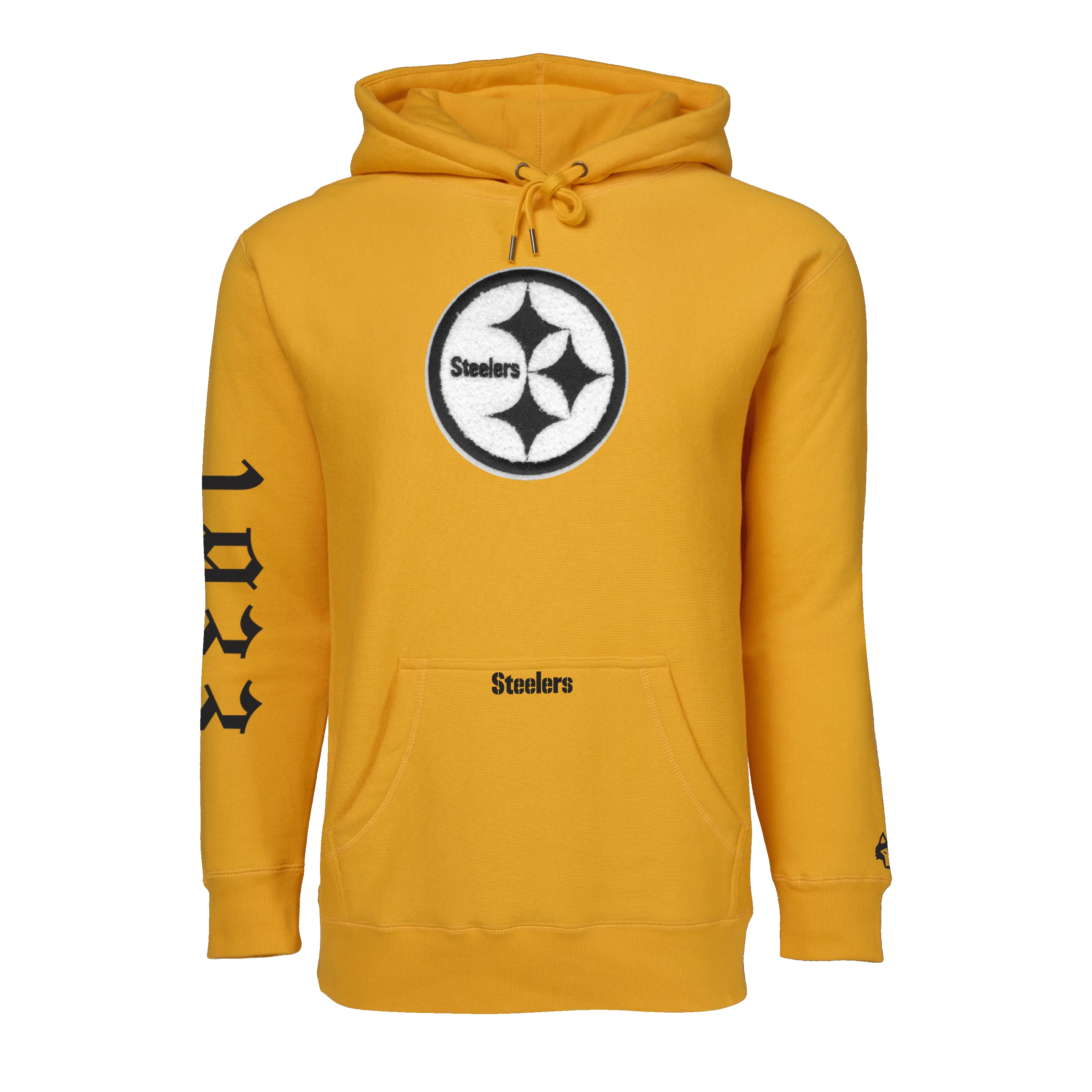 Pittsburgh Steelers Circle Patch Fireside Hoodie