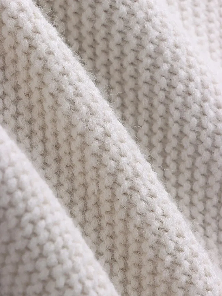 Pre Order:  Tie Waist Knitted Loose Cardigan