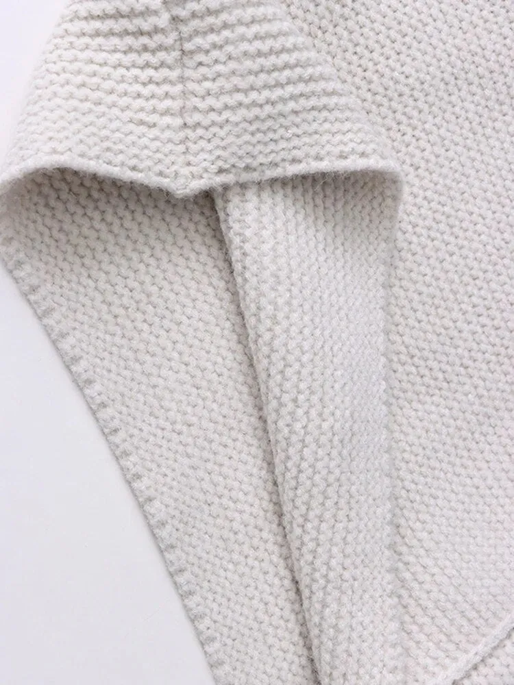 Pre Order:  Tie Waist Knitted Loose Cardigan