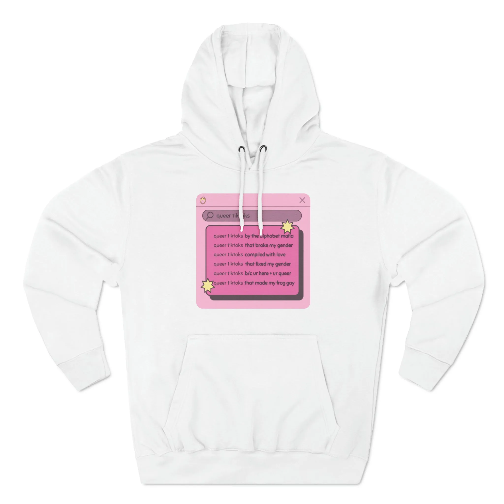Queer Tiktoks Search Hoodie