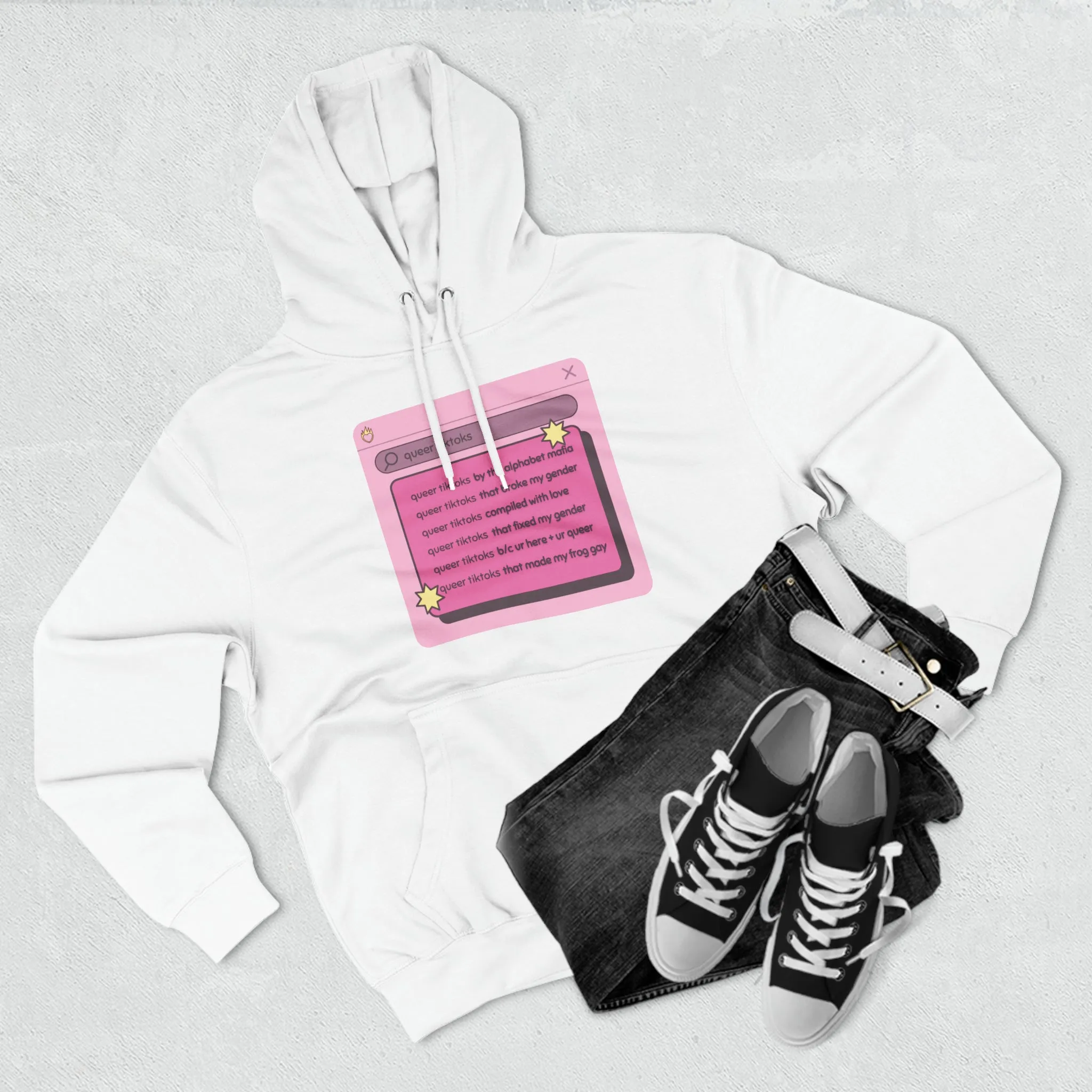 Queer Tiktoks Search Hoodie