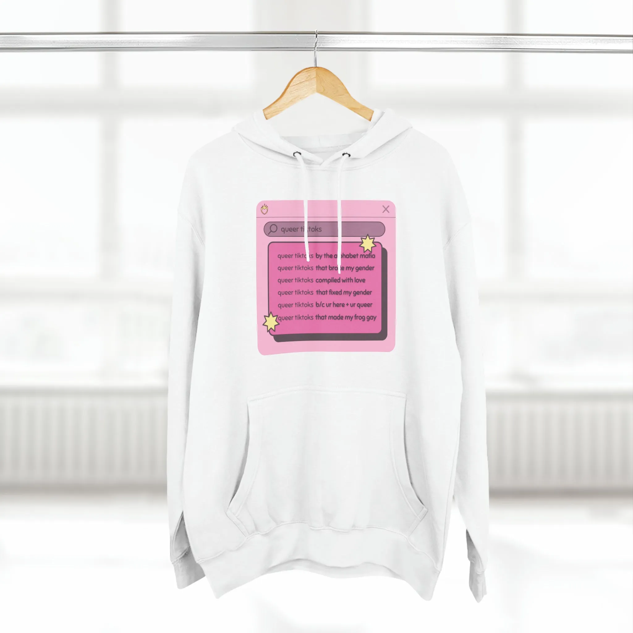 Queer Tiktoks Search Hoodie