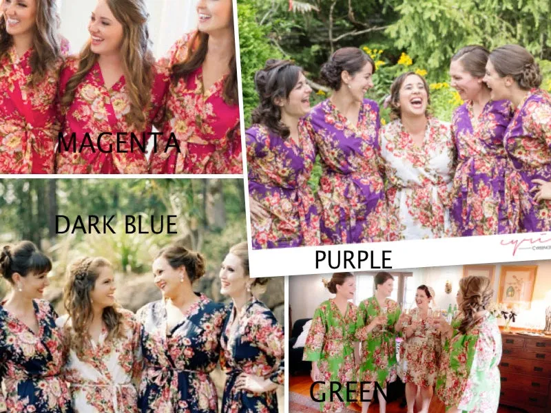 Red Bridesmaids Robes