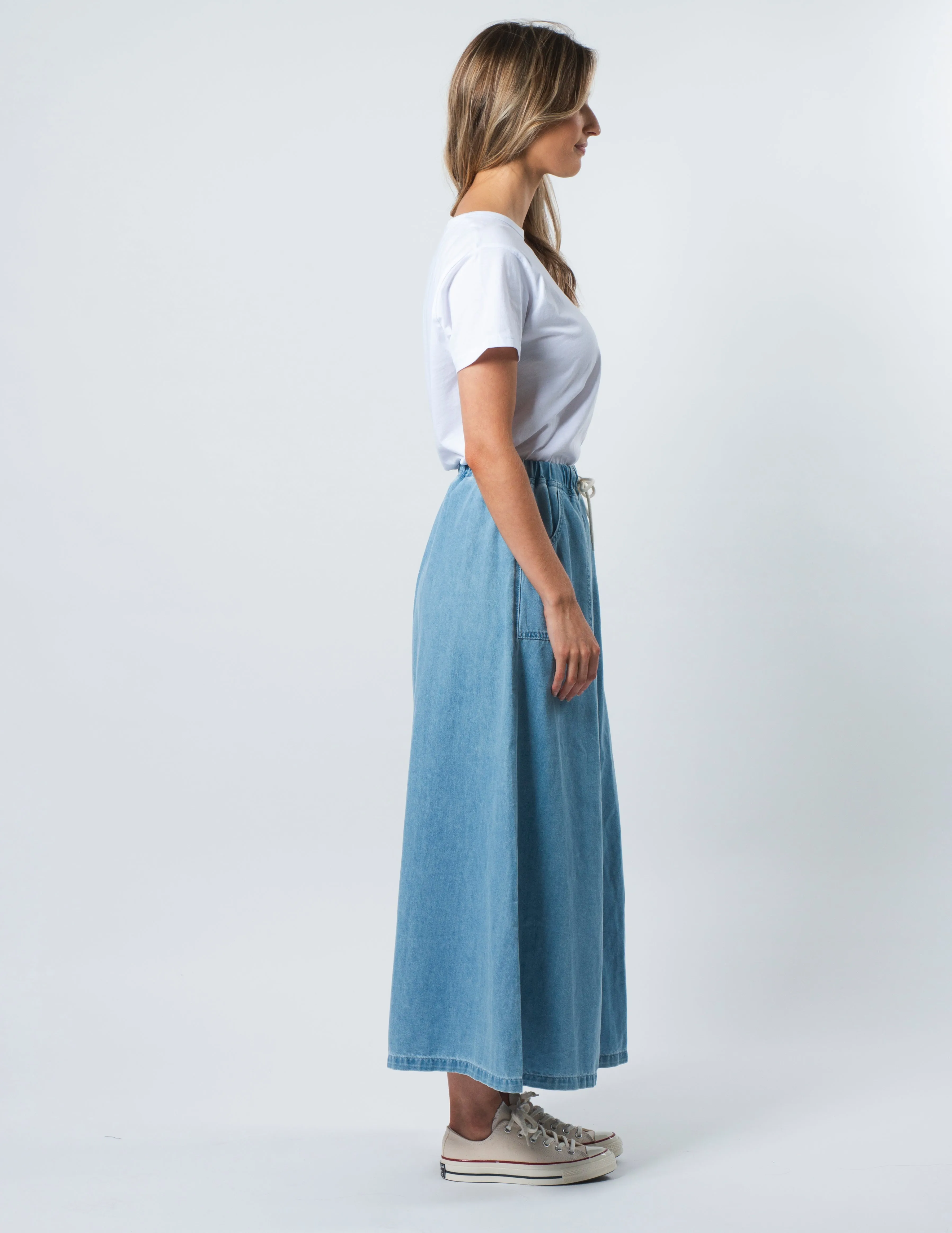 Stella & Gemma Ingrid Skirt - Light Blue Wash