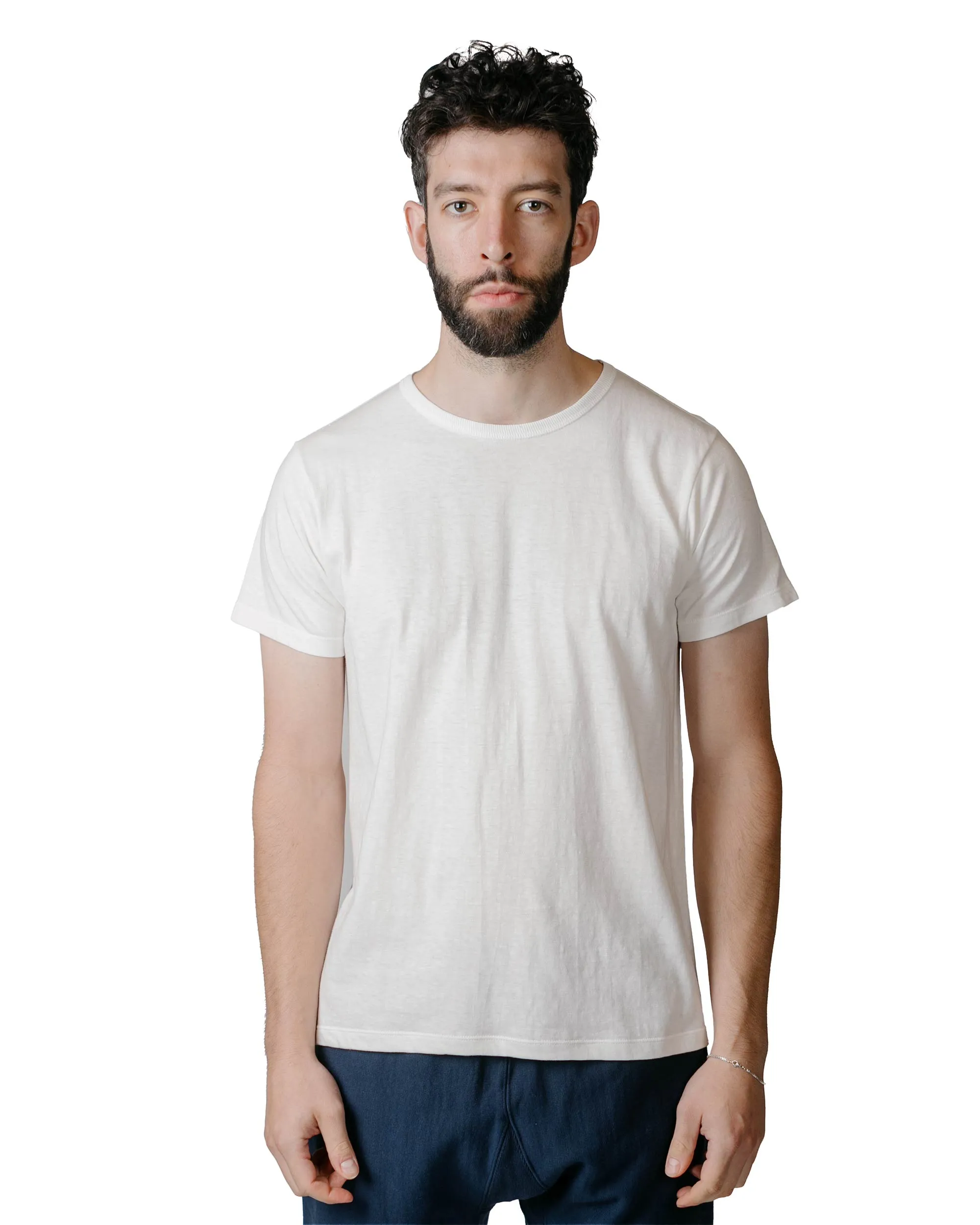 The Real McCoy's MC17005 Undershirts, Cotton, Summer White