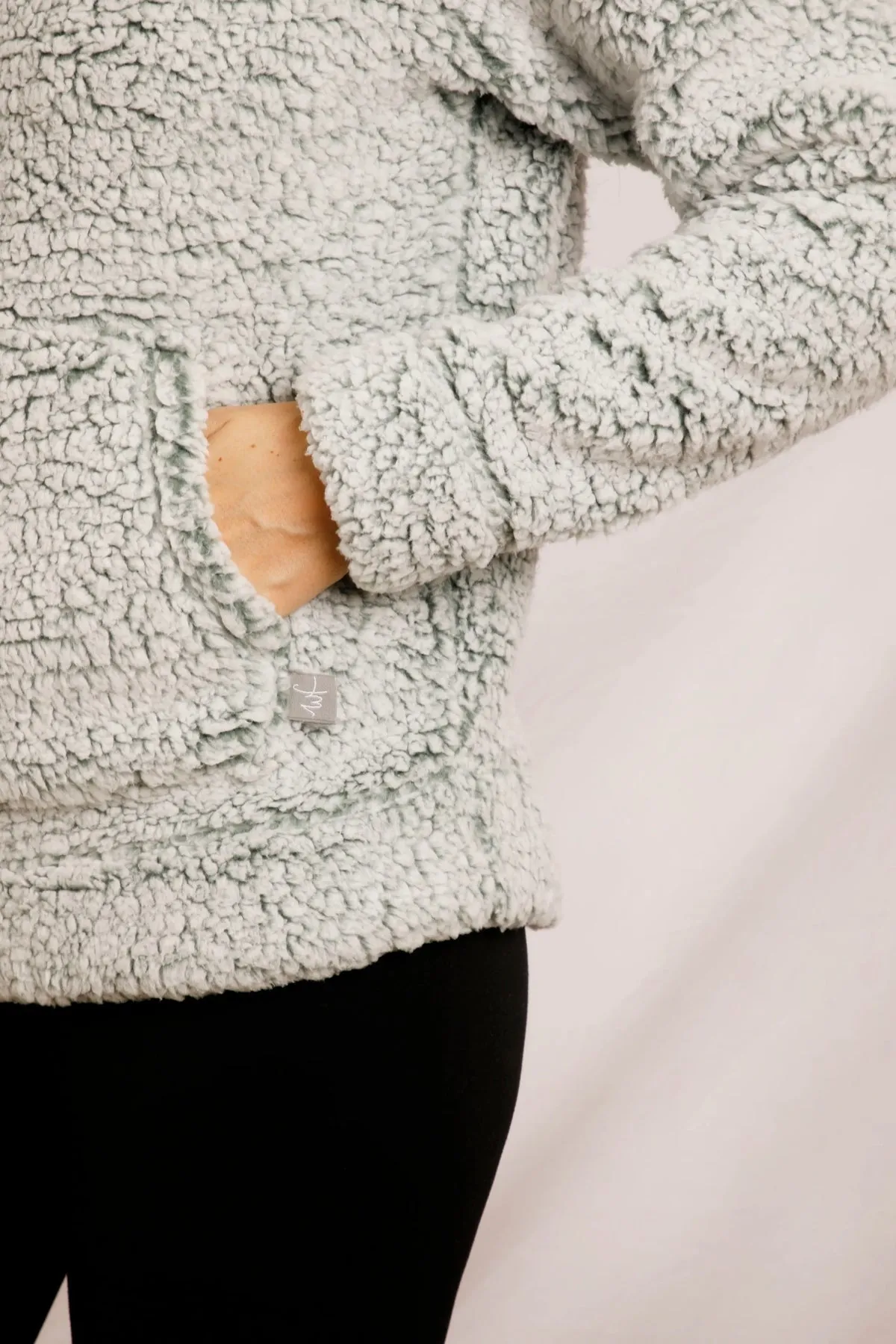 Weird Fish Womens Yara Cosy Fleece Hoody - Ivy