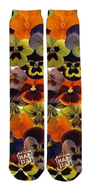 Wild Habitat Sublimation Socks- Pansy