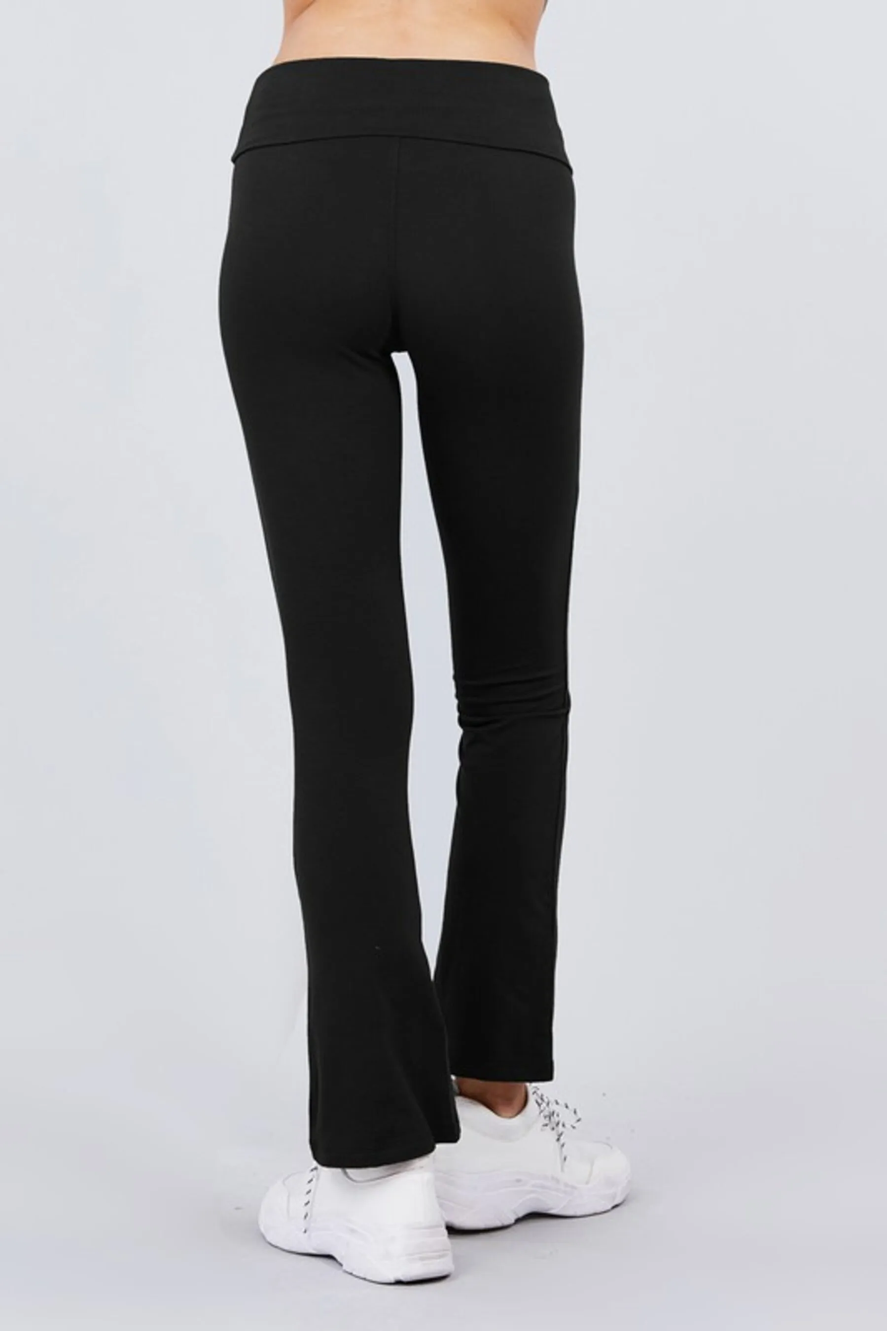 Women's Plus Size Banded Waist Yoga Pants