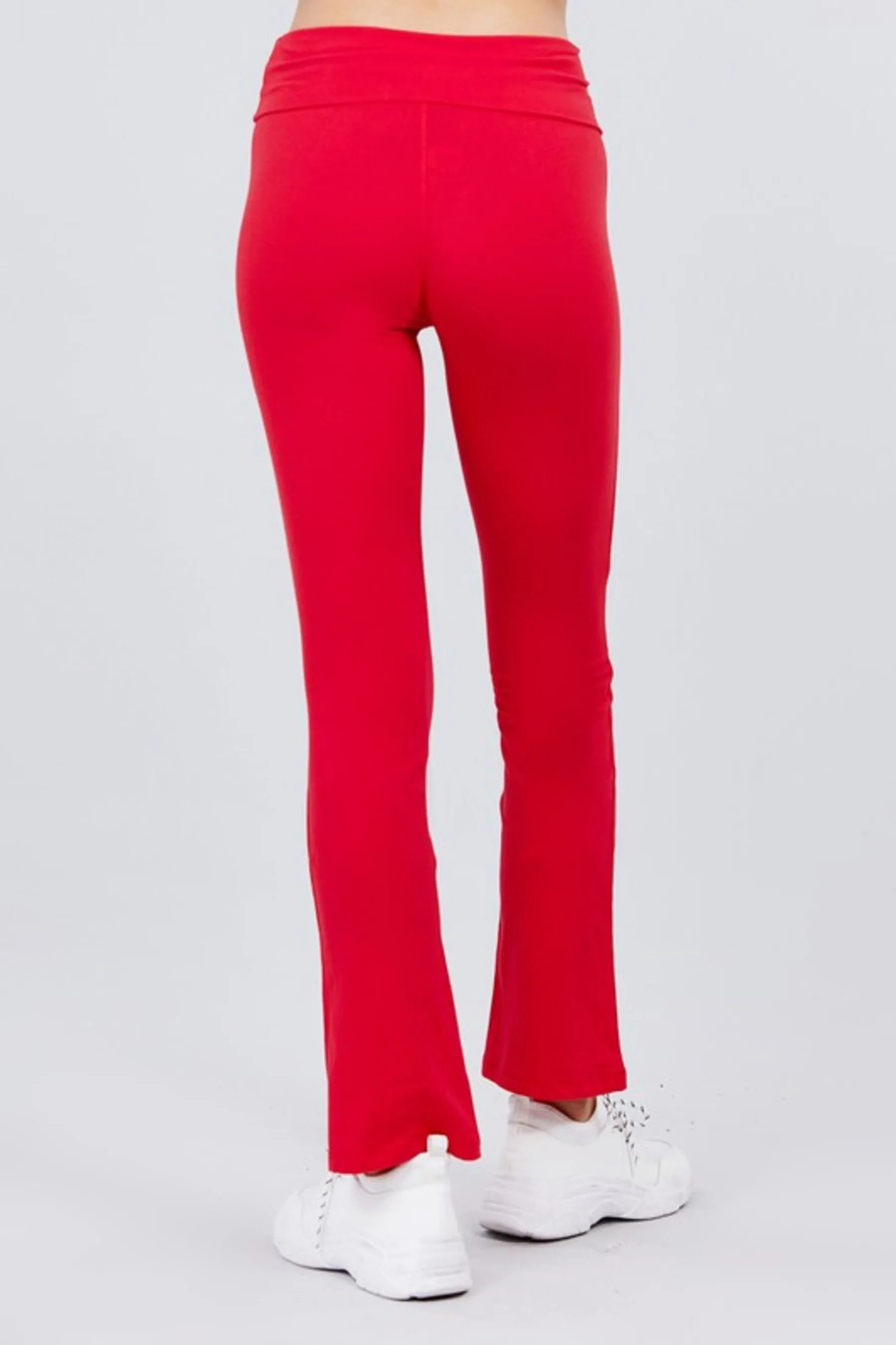 Women's Plus Size Banded Waist Yoga Pants