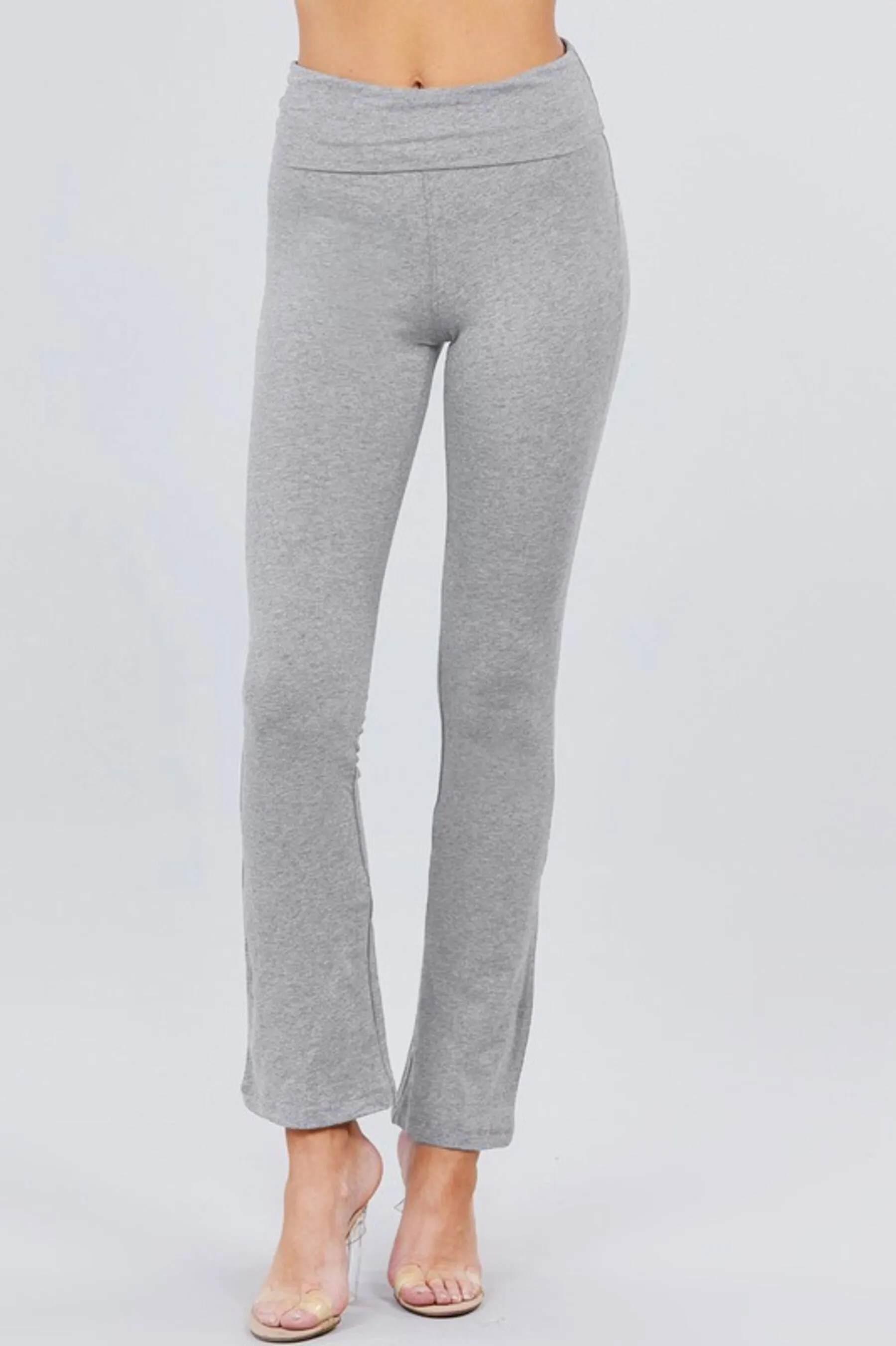 Women's Plus Size Banded Waist Yoga Pants