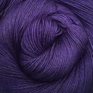 Yakity Yak Fingering Weight Yarn - Amethyst Semi Solid