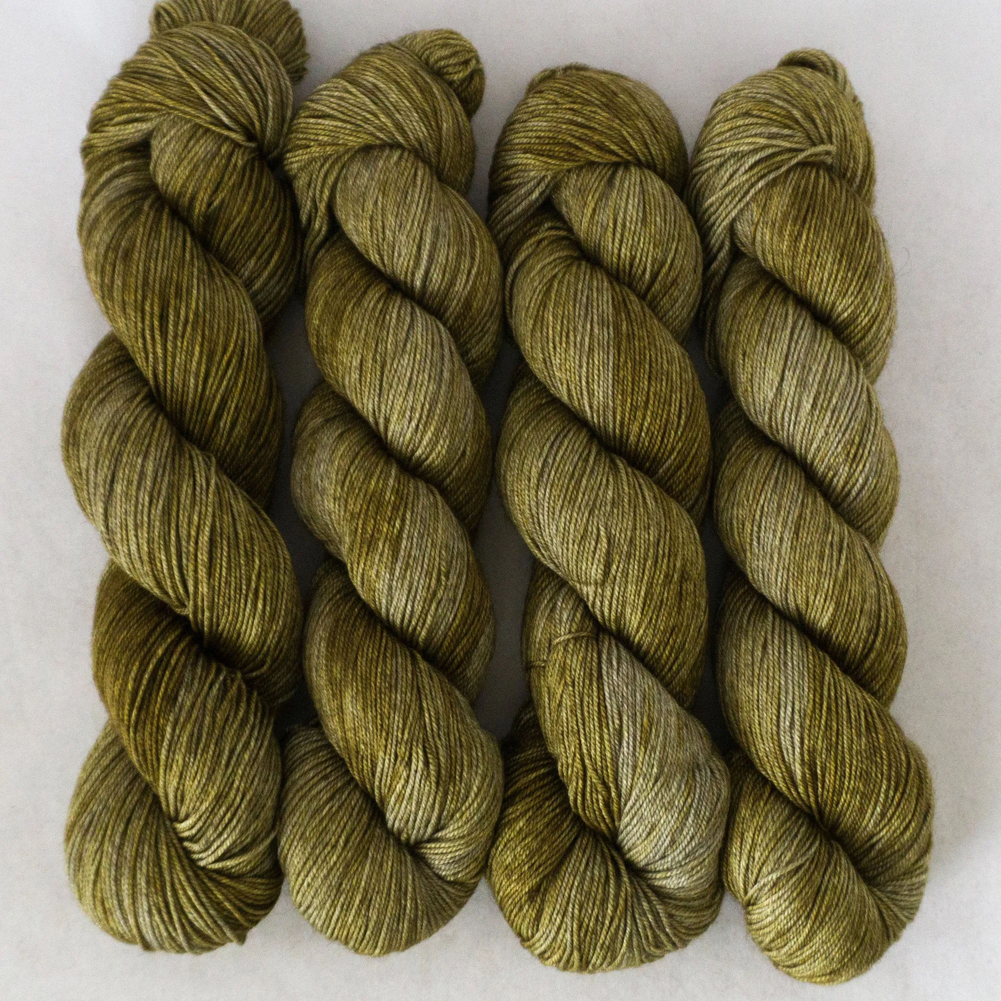 Yakity Yak Fingering Weight Yarn - Gold Tonal